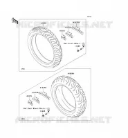 PNEUS pour Kawasaki VN1600 CLASSIC TOURER