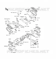 REPOSE PIED pour Kawasaki VN1600 CLASSIC TOURER