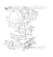 CARENAGE pour Kawasaki VN1600 CLASSIC TOURER