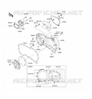 CARTER MOTEUR DROIT(S) pour Kawasaki VN1600 CLASSIC TOURER