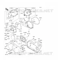 CARTER MOTEUR GAUCHE pour Kawasaki VN1600 CLASSIC TOURER