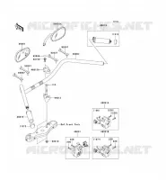 GUIDON pour Kawasaki VN1600 CLASSIC TOURER