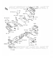 REPOSE PIED pour Kawasaki VN1600 CLASSIC TOURER