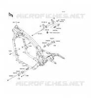 SUPPORT MOTEUR pour Kawasaki VN1600 CLASSIC TOURER