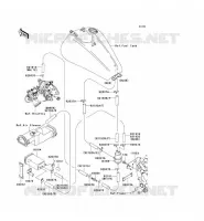 SYSTEME D'EVAPORATION CARBURANT(CA) pour Kawasaki VN1600 CLASSIC TOURER