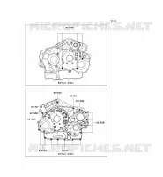 BOULON CARTER MOTEUR pour Kawasaki VN1600 CLASSIC TOURER
