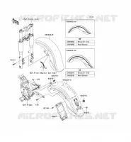 GARDE BOUE pour Kawasaki VN1600 CLASSIC