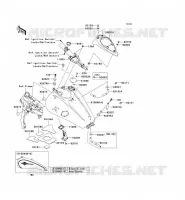 RESERVOIR CARBURANT pour Kawasaki VN1600 CLASSIC