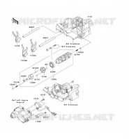 FOURCHETTE/BARRILLET DE SELECTION pour Kawasaki VN1700 VOYAGER