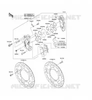 FREIN AVANT pour Kawasaki VN1700 VOYAGER