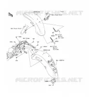 GARDE BOUE pour Kawasaki VN1700 VOYAGER