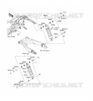 SUSPENSION/AMORTISSEUR pour Kawasaki VN1700 VOYAGER