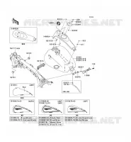 RESERVOIR CARBURANT pour Kawasaki VN1700 VOYAGER