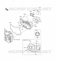 CARTER MOTEUR DROIT(S) pour Kawasaki VN1700 VOYAGER