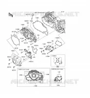 CARTER MOTEUR GAUCHE pour Kawasaki VN1700 VOYAGER