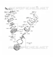 COUVRE CULASSE pour Kawasaki VN1700 VOYAGER