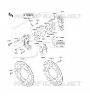 FREIN AVANT pour Kawasaki VN1700 VOYAGER
