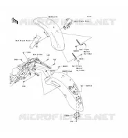 GARDE BOUE pour Kawasaki VN1700 VOYAGER