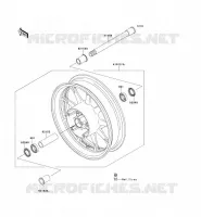 ROUE AVANT pour Kawasaki VN1700 VOYAGER
