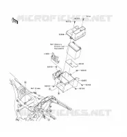 SUPPORT BATTERIE pour Kawasaki VN1700 VOYAGER