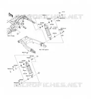 SUSPENSION/AMORTISSEUR pour Kawasaki VN1700 VOYAGER