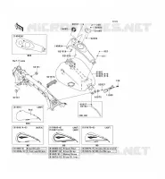 RESERVOIR CARBURANT pour Kawasaki VN1700 VOYAGER