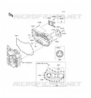 CARTER MOTEUR DROIT(S) pour Kawasaki VN1700 VOYAGER
