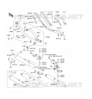 &Eacute;CHAPPEMENT pour Kawasaki VN1700 VOYAGER