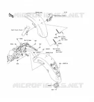 GARDE BOUE pour Kawasaki VN1700 VOYAGER