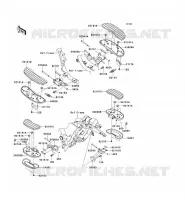 REPOSE PIED pour Kawasaki VN1700 VOYAGER