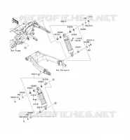 SUSPENSION/AMORTISSEUR pour Kawasaki VN1700 VOYAGER