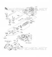 FOURCHETTE/BARRILLET DE SELECTION pour Kawasaki VN1700 VOYAGER