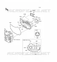 CARTER MOTEUR DROIT(S) pour Kawasaki VN1700 VOYAGER