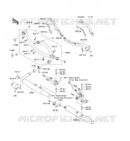 &Eacute;CHAPPEMENT pour Kawasaki VN1700 VOYAGER