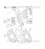 FREIN AVANT pour Kawasaki VN1700 VOYAGER
