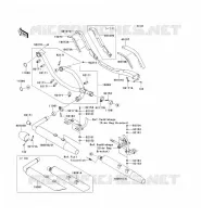 &Eacute;CHAPPEMENT pour Kawasaki VN1700 VOYAGER ABS