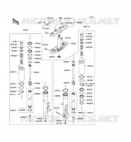FOURCHE pour Kawasaki VN1700 VOYAGER ABS