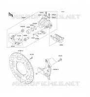 FREIN ARRIERE pour Kawasaki VN1700 VOYAGER ABS