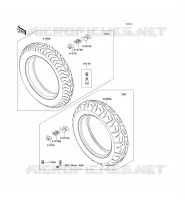 PNEUS pour Kawasaki VN1700 VOYAGER ABS