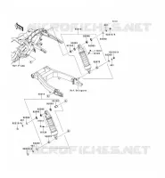 SUSPENSION/AMORTISSEUR pour Kawasaki VN1700 VOYAGER ABS