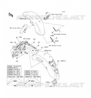 GARDE BOUE pour Kawasaki VN1700 VOYAGER ABS
