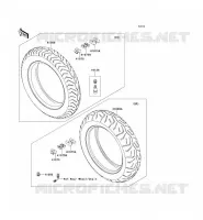 PNEUS pour Kawasaki VN1700 VOYAGER ABS