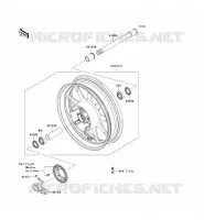 ROUE AVANT pour Kawasaki VN1700 VOYAGER ABS