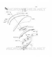 PARE BRISE pour Kawasaki VN1700 VOYAGER ABS