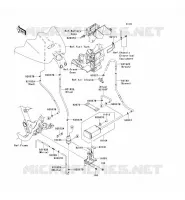 SYSTEME D'EVAPORATION CARBURANT(CA) pour Kawasaki VN1700 VOYAGER ABS