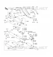 &Eacute;CHAPPEMENT pour Kawasaki VN1700 VOYAGER ABS