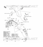 GARDE BOUE pour Kawasaki VN1700 VOYAGER ABS