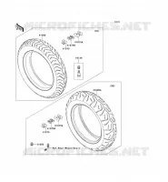 PNEUS pour Kawasaki VN1700 VOYAGER ABS