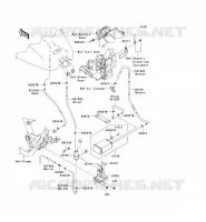 SYSTEME D'EVAPORATION CARBURANT(CA) pour Kawasaki VN1700 VOYAGER ABS