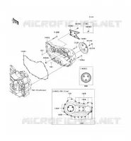 CARTER MOTEUR DROIT(S) pour Kawasaki VN1700 VOYAGER ABS